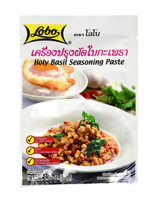 Condimento al basilico thai Lobo 50g.